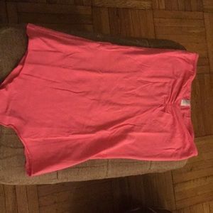 American Apparel pink strapless onesie